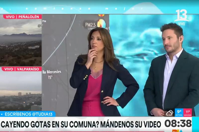 Pronóstico de lluvias en la Región Metropolitana