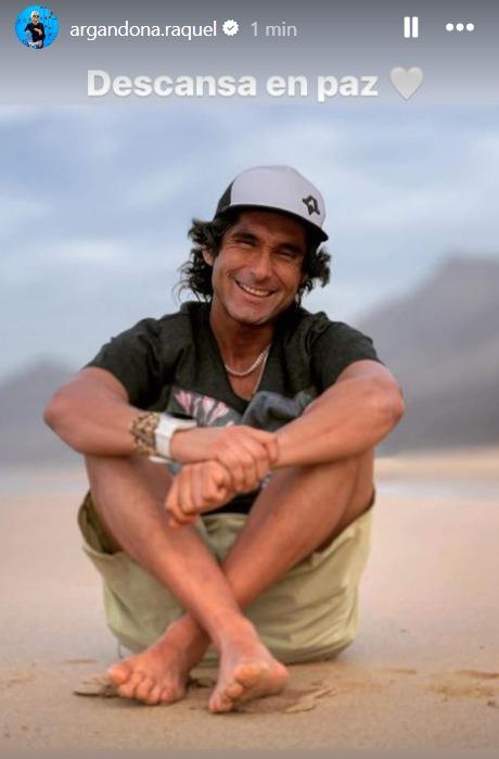 Raquel Argandoña se despide de Claudio Iturra