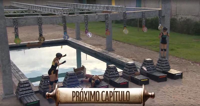 Caída de Camila Recabarren en adelanto de Ganar o Servir