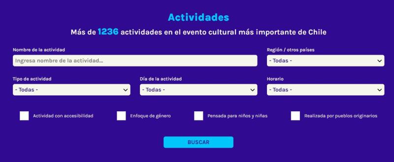 ¿Buscas panorama?: Conoce el buscador del Día de los Patrimonios. Créditos: Captura
