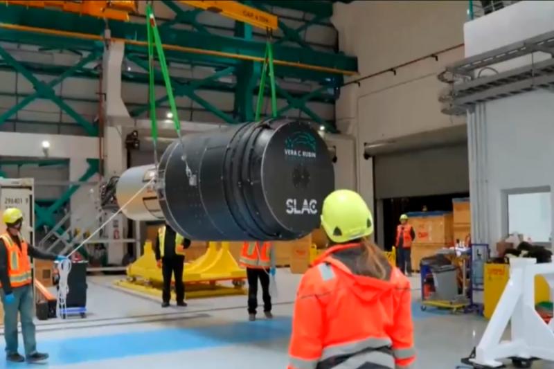 Cámara astronómica que llegó a Chile