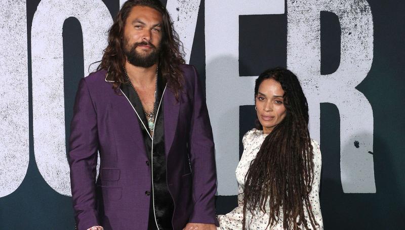 Jason Momoa junto a su ex novia, Lisa Bonet.