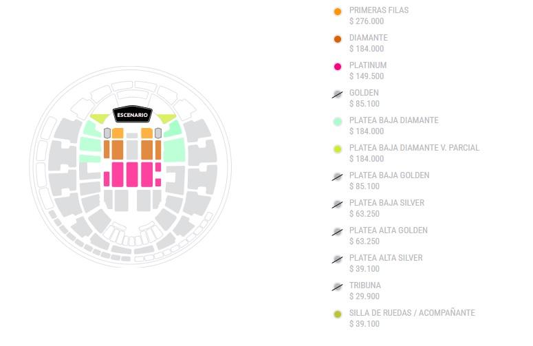 Entradas disponibles para el concierto de Christian Nodal - Créditos: Captura Puntoticket