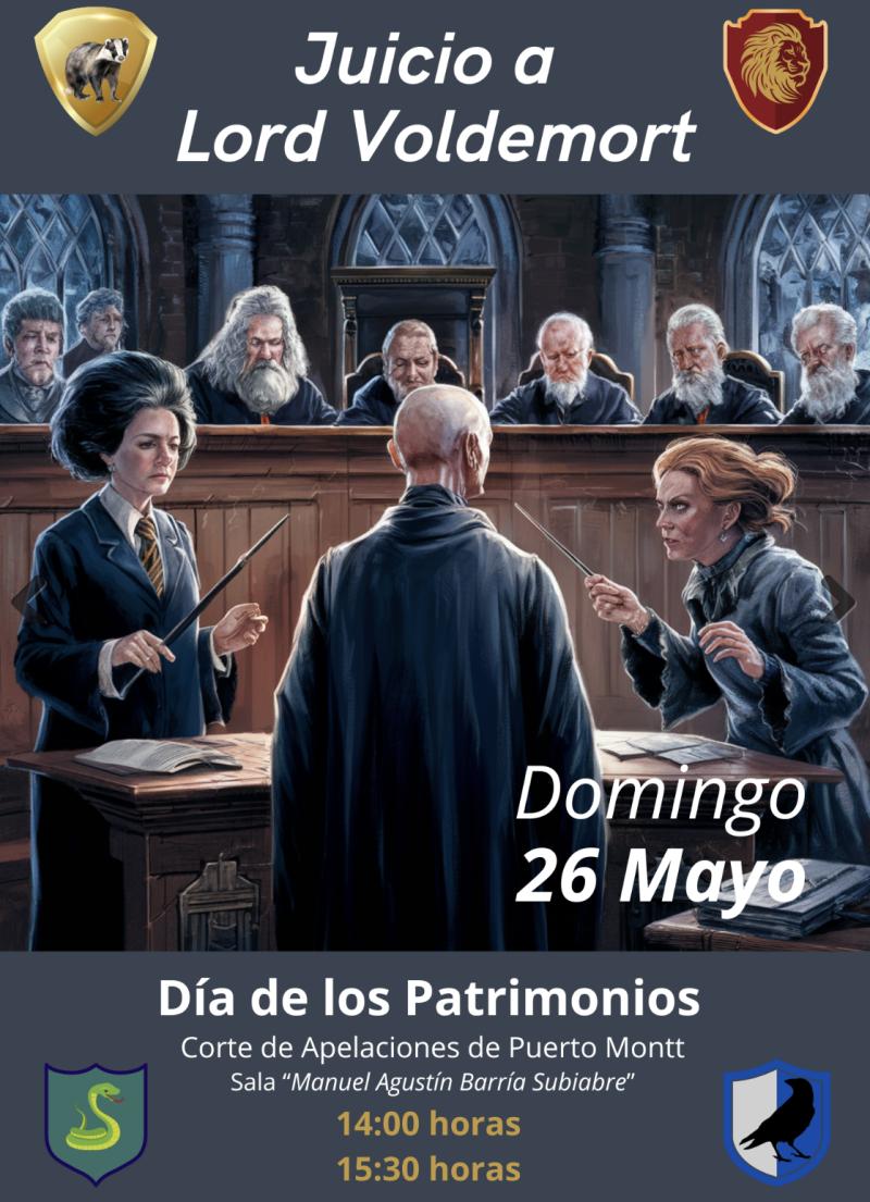 Por crímenes contra los padres de Harry Potter, Lord Voldemort será juzgado en el Día de los Patrimonios