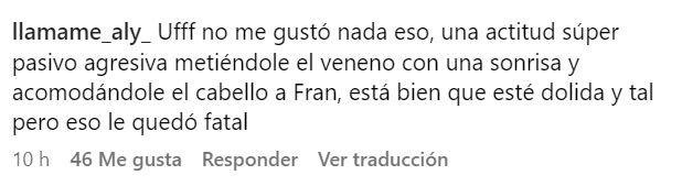 ¿Gala fue pasiva-agresiva?