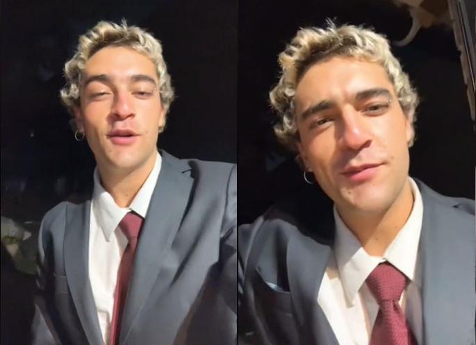 Usuarios de Tiktok confundieron a este joven con José Luis Repenning - Crédidos: Captura