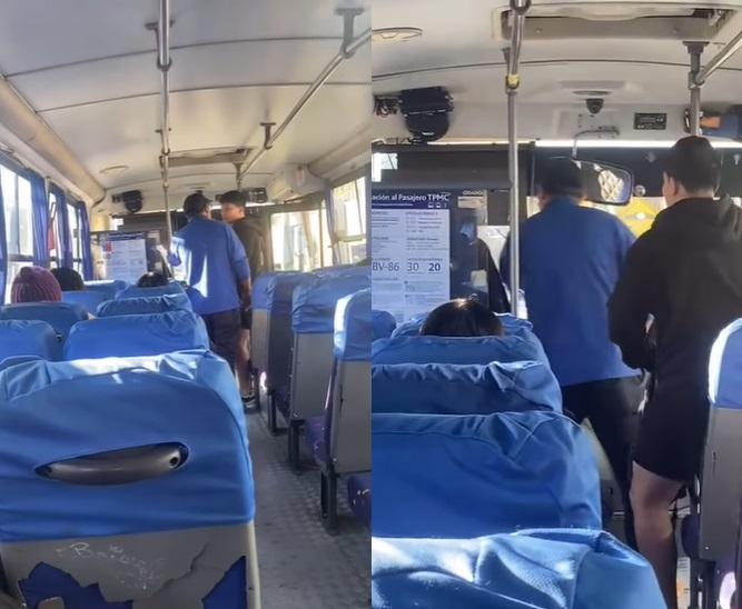 Joven denunció agresión en micro de Concepción - Pantallazo