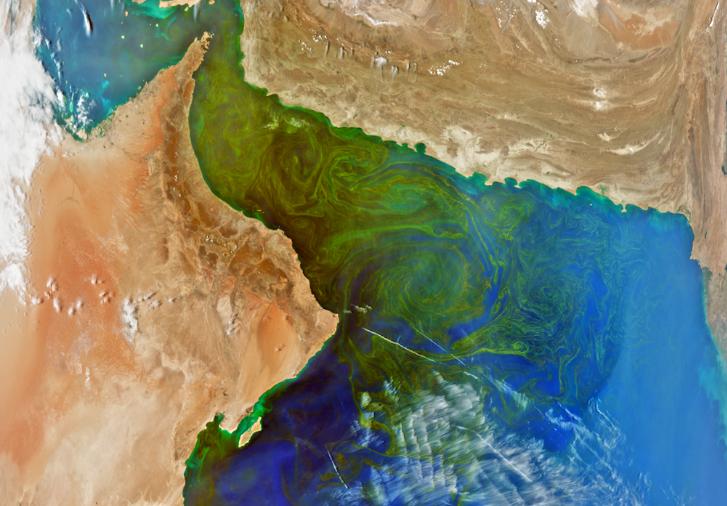 Imagen del Golfo de Omán