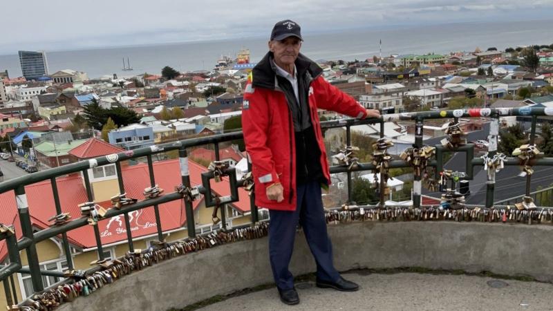 Hombre ruso está atrapado en Punta Arenas
