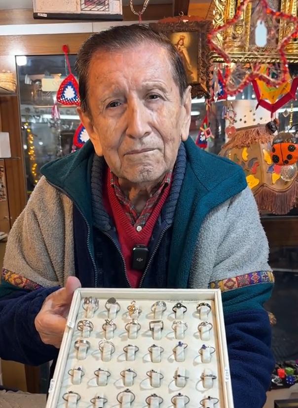 Sergio Reyes, artesano que se hizo conocido por Tiktok - Créditos: Captura