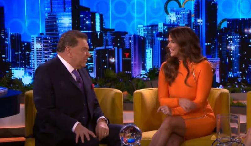 Rashel Díaz y Don Francisco en Telemundo Internacional