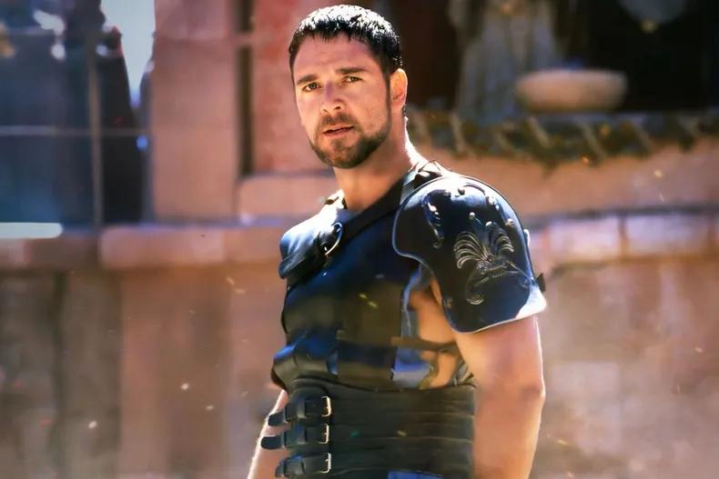 Russell Crowe en Gladiador