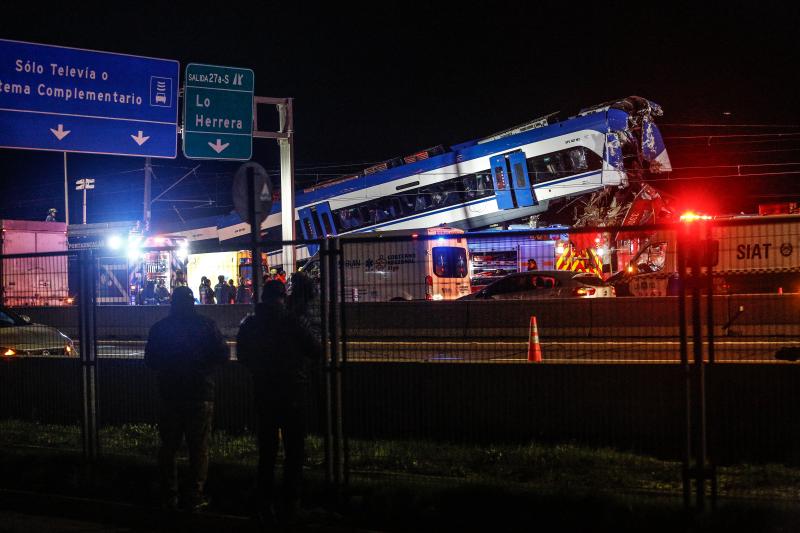 Colisión de trenes en San Bernardo - Agencia Uno