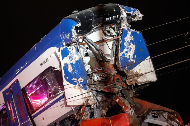 Grave accidente de trenes en San Bernardo - Agencia Uno
