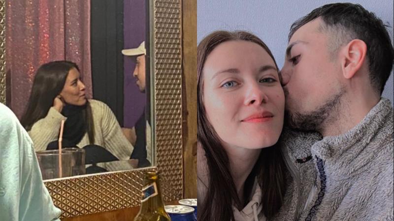 Algunas de las fotografías con las que Diego Urrutia y Carla Jara confirmaron su romance.