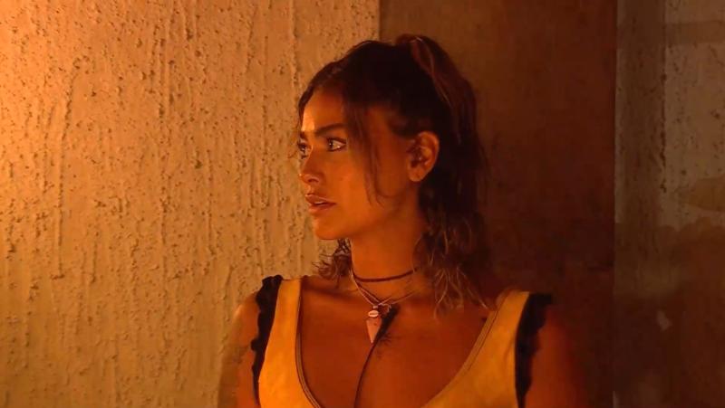 Camila Recabarren antes de la prueba de eliminación en Ganar o Servir