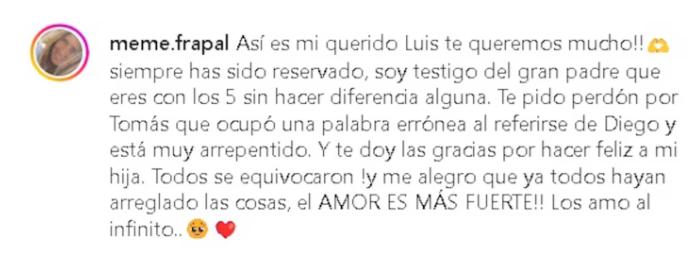 La reacción de mamá de Coté López tras declaración de Luis Jiménez.