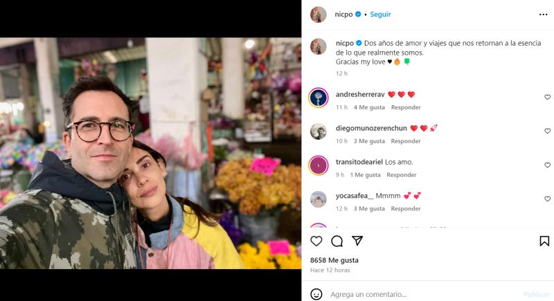 Nicolás Poblete rehízo su vida amorosa junto a misteriosa mujer.