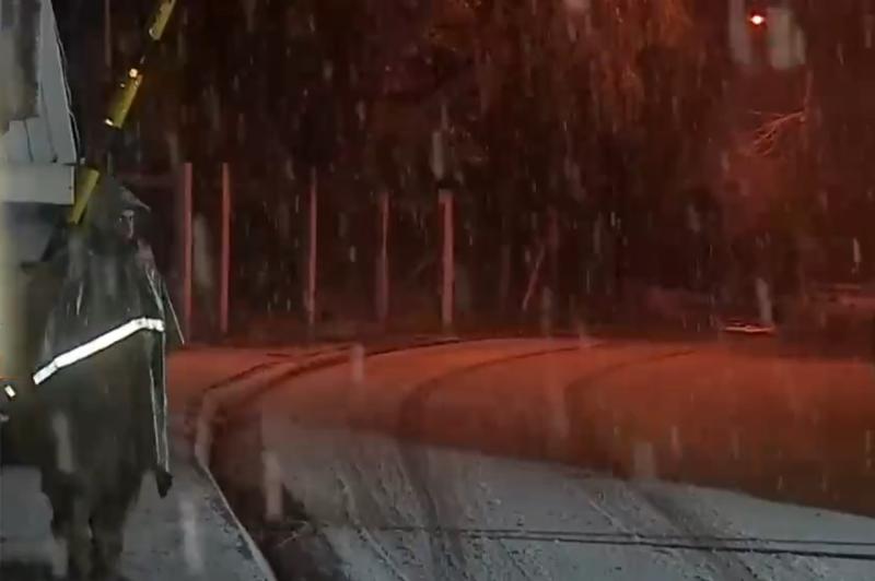 Así fue la nevazón en el Cajón del Maipo