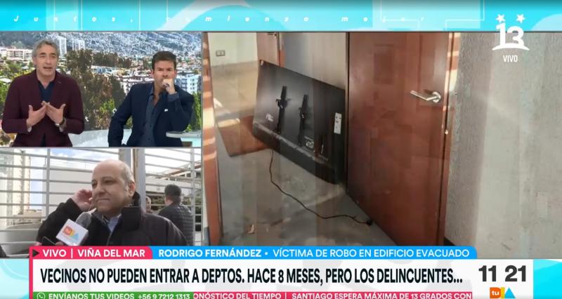 Delincuentes ingresan a robar 22 departamentos en edificio afectado por socavón