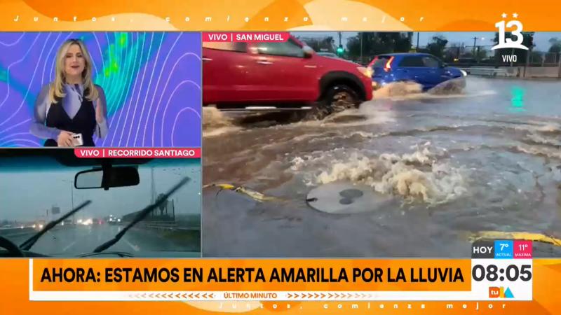 Cuánta lluvia se espera en la región Metropolitana