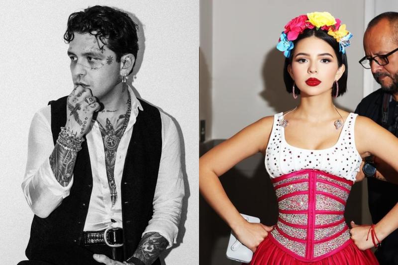 Christian Nodal y su nueva pareja, Ángela Aguilar - Créditos: Instagram