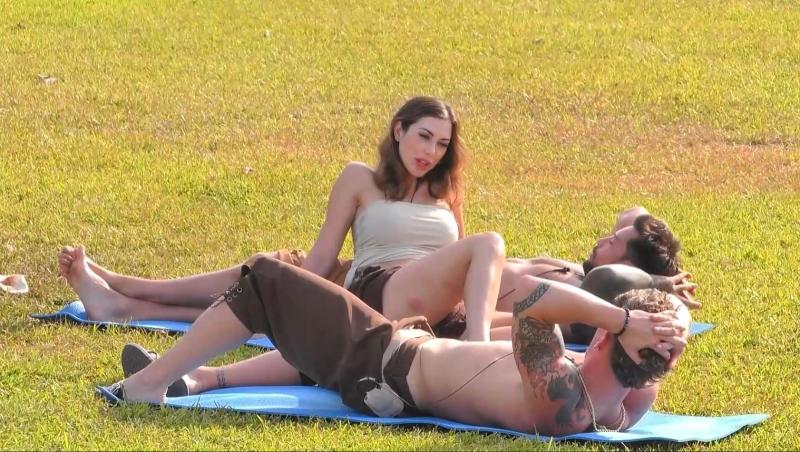 Daniela Colett dice a Luis Mateucci que no es una mujer difícil de domar en Ganar o Servir