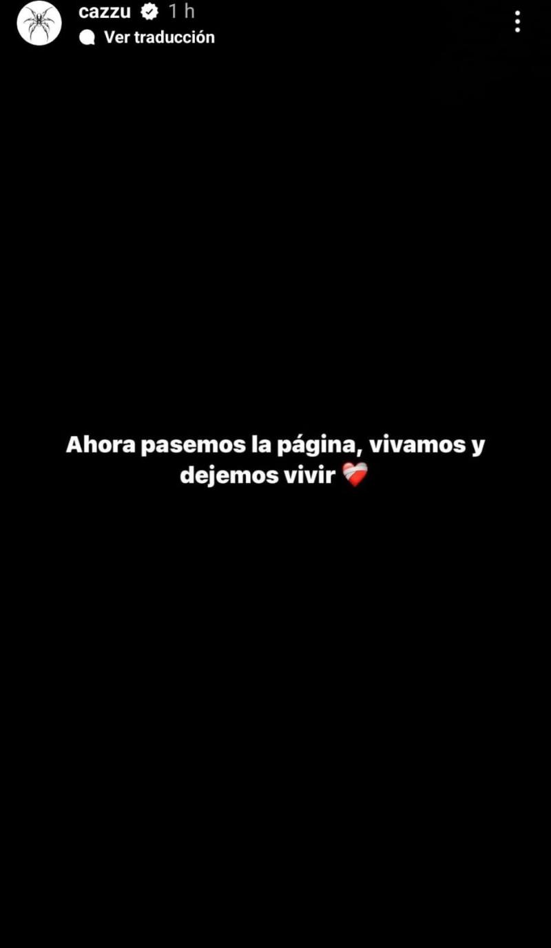 Declaraciones de Cazzu sobre Christian Nodal - Captura de Instagram