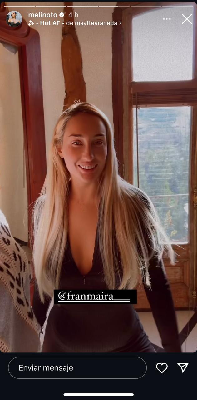 Fran Maira en la casa de Pangal Andrade