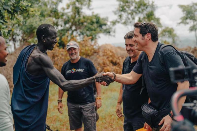 Francisco Saavedra en África