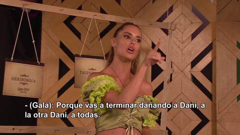 Gala enojada en Ganar o Servir