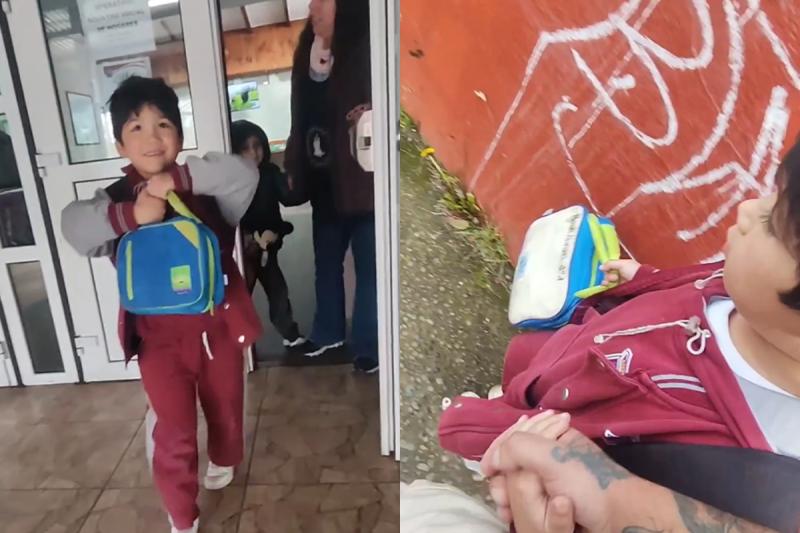 Hombre emociona a su pequeño hijo con tremenda sorpresa - Captura