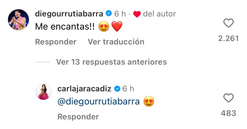 Carla Jara recibió romántico mensaje de Diego Urrutia - Instagram
