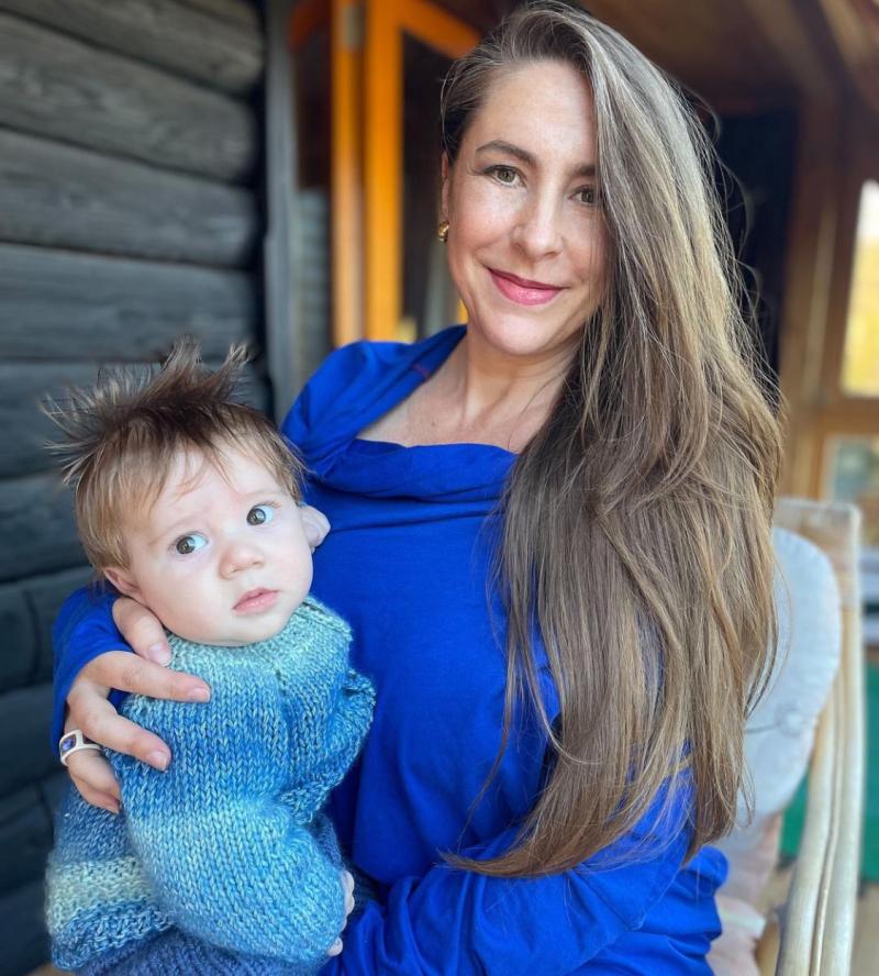 Patricia López y su hijo Río - Instagram