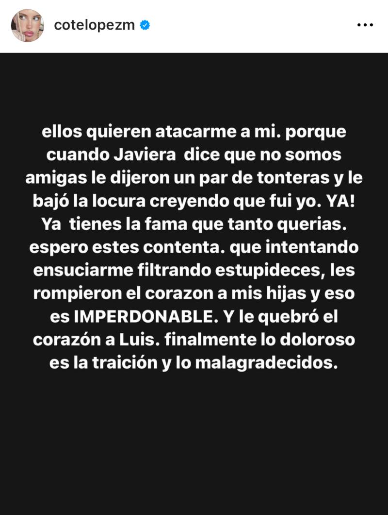 Coté López - Instagram