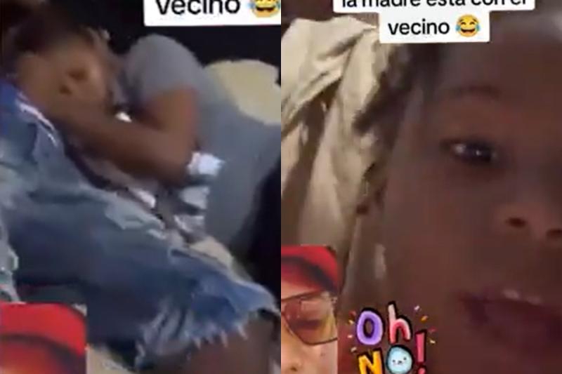 Niña graba a su madre infiel - Captura