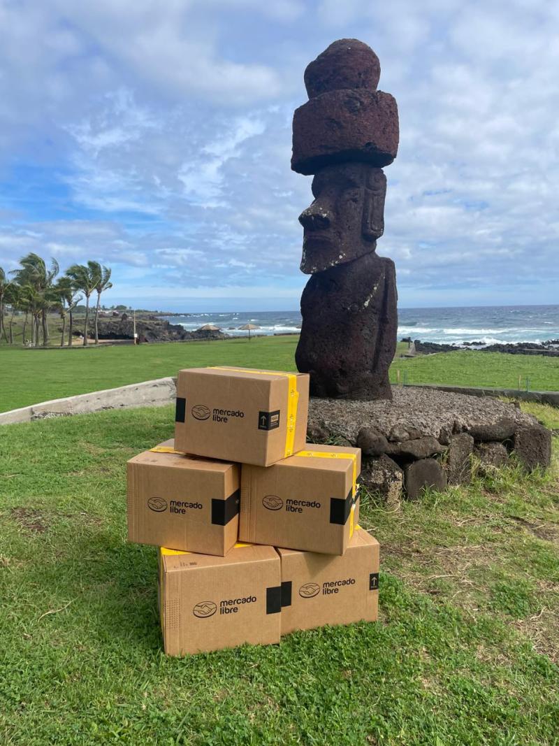 Mercado Libre llega a Rapa Nui