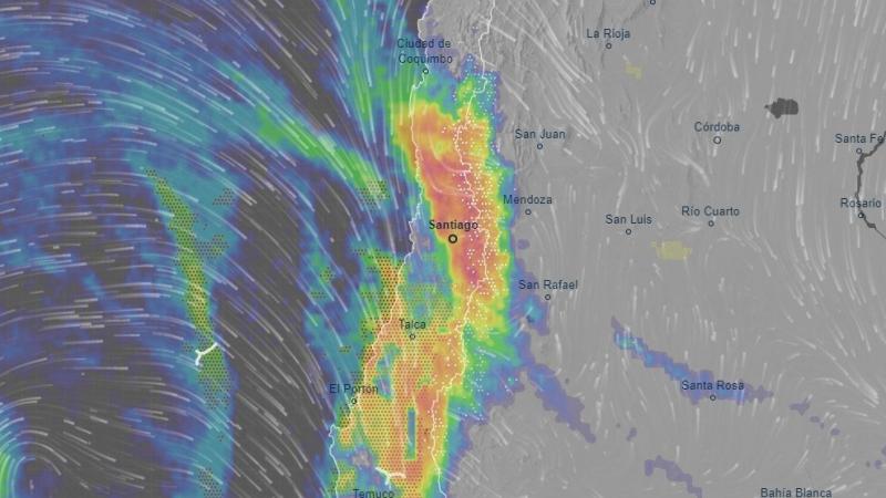 Qué es un río atmosférico: Este es el fenómeno que genera fuertes lluvias en Chile