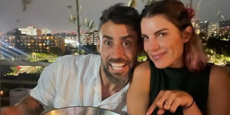 Jorge Valdivia junto a Maite Orsini.