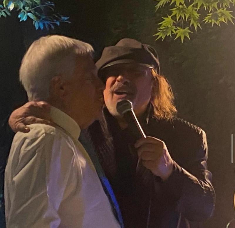 Miguel 'Negro' Piñera y Sebastián Piñera