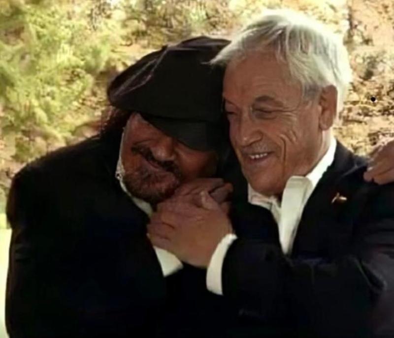 Miguel 'Negro' Piñera y Sebastián Piñera