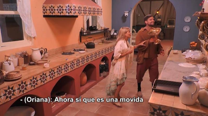 Luis Mateucci y Oriana Marzoli se lamentan la pérdida del péndulo en Ganar o Servir