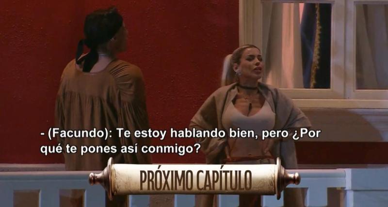 Oriana Marzoli y Facundo González discuten en Ganar o Servir