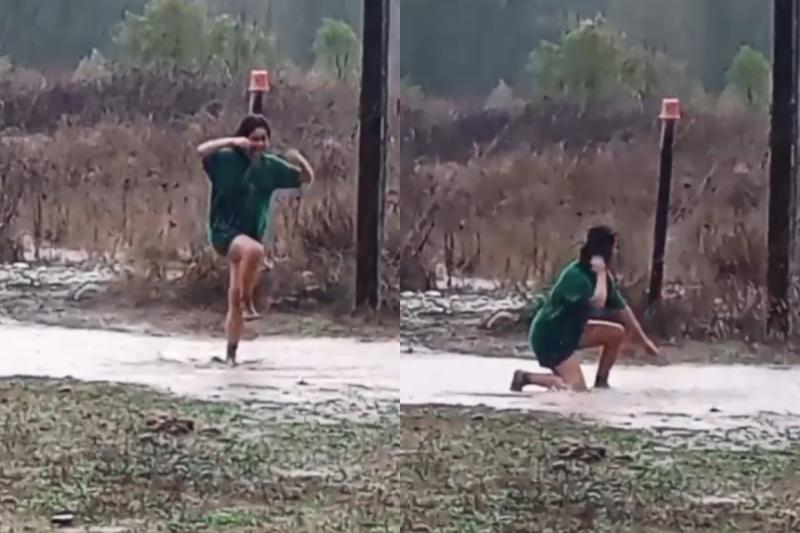 Joven chilena imita a Tom Holland - Captura