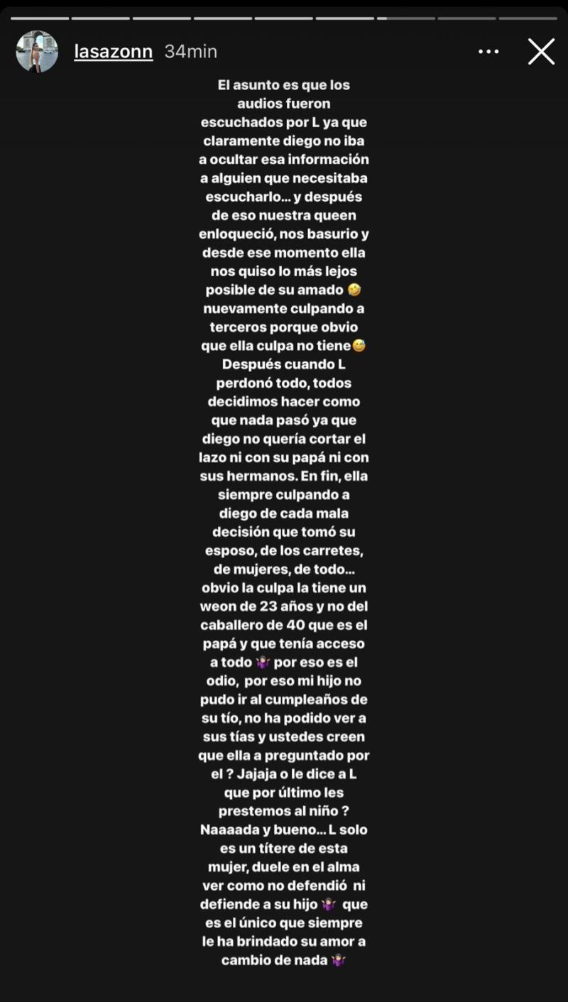 Historia de ex Nuera de Coté López, Javiera Vidal.