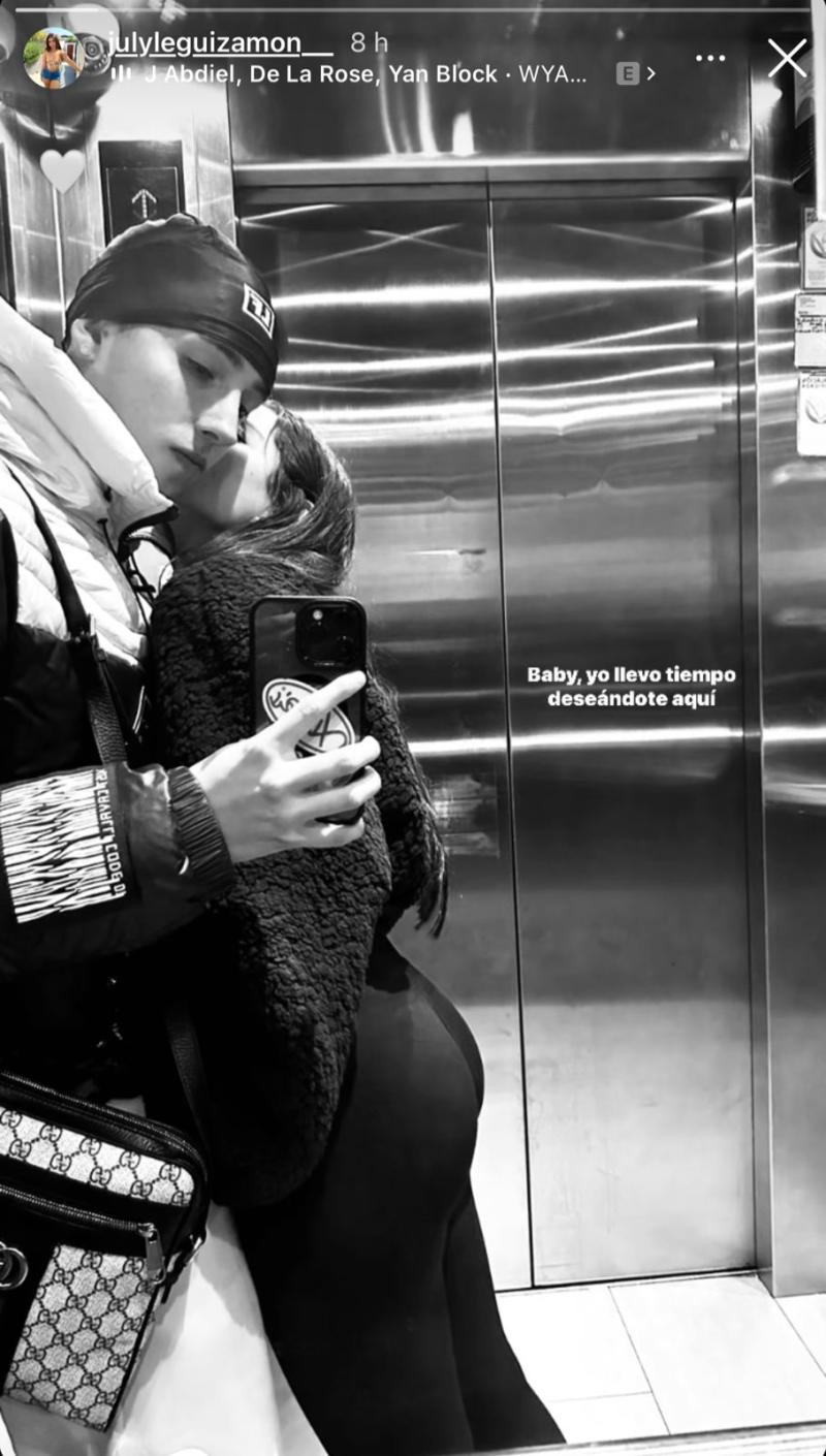 Pailita junto a su supuesta nueva conquista.