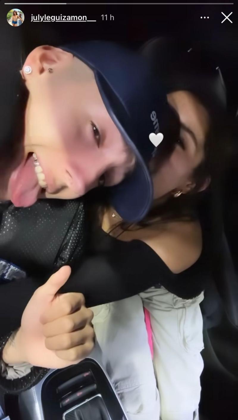 Pailita junto a su nueva conquista, July Leguizamon.