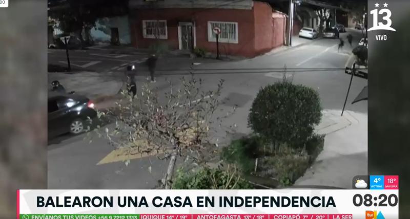 Sujetos balean casa en Independencia - Créditos captura "Tu Día"