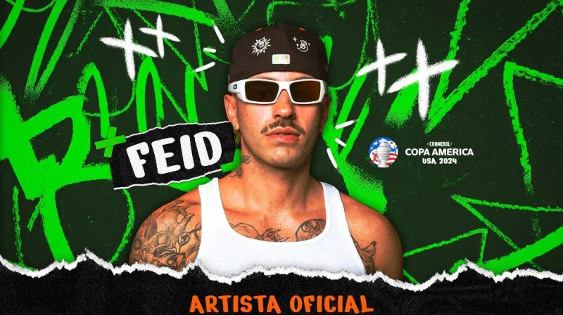 Feid estará a cargo de la ceremonia de apertura de la Copa América 2024 - Créditos redes sociales Conmebol