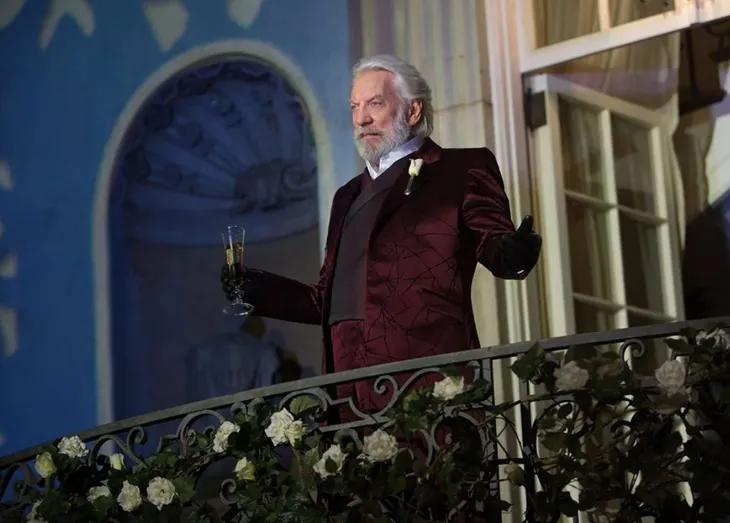 Donald Sutherland en Los Juegos del Hambre
